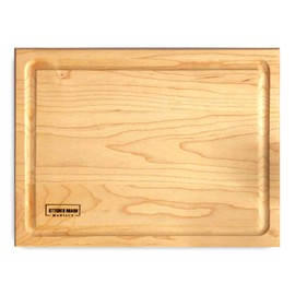 Maple Wood Cutting Boards for Kitchen 14x10 | Hardwood Kitchen Board that Serves as a Wooden Block for Your Kitchen