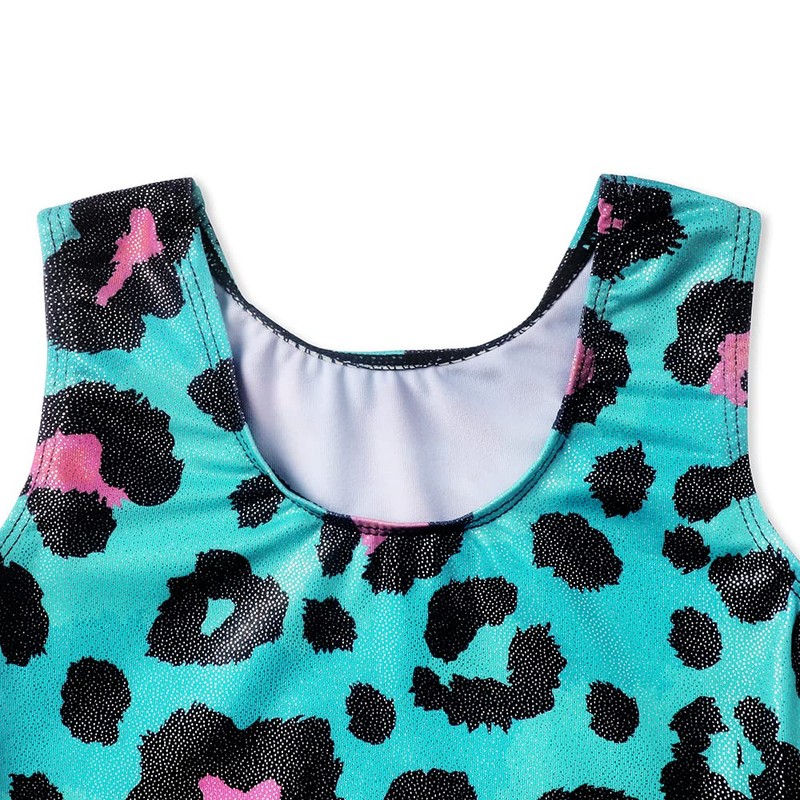 EQSJIU Girls Gymnastics Leotards Size 7-8 Years Old With Shorts
