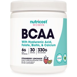 Nutricost BCAA for Women (Strawberry Lemonade, 30 Servings) - Formulated Specifically for Women - Non-GMO and Gluten-Free