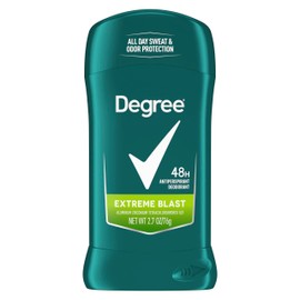 Degree Degree Men Original Protection Antiperspirant Deodorant 48-Hour Sweat and Odor Protection Extreme Blast Antiperspirant For Men 2.7 oz