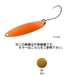 Shimano TR-0020 09S Mustard Fly Cardiff Area Spoon, Slim Swimmer, 0.1 oz (3.5 g)