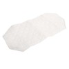 Indoor Air Conditioner Cover Window Unit AntiRust CreamyWhite 53.3x35.6x7.6cm with
