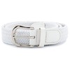 Streeze 30mm Stretch Braided Elastic Belt with Silver Metal Buckle