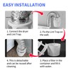 211 Dryer Lint Trap Indoor Dryer Vent Kit Filter Bucket