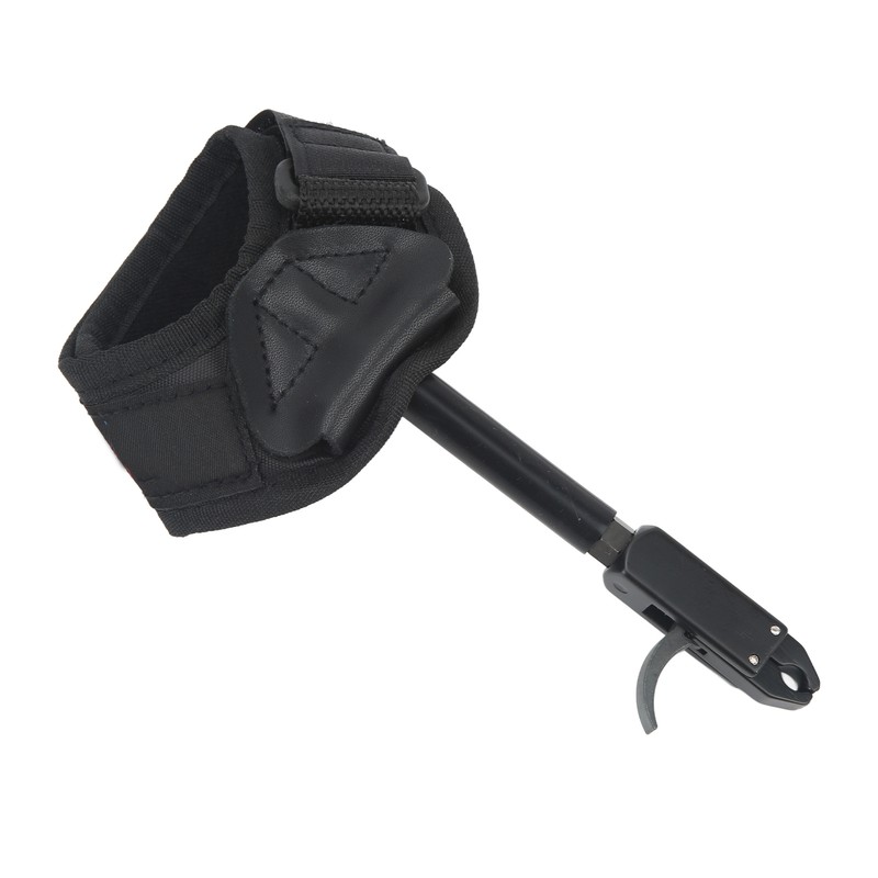 Bow Caliper Release Aid Aluminum Alloy Neoprene Wrist Strap Archery