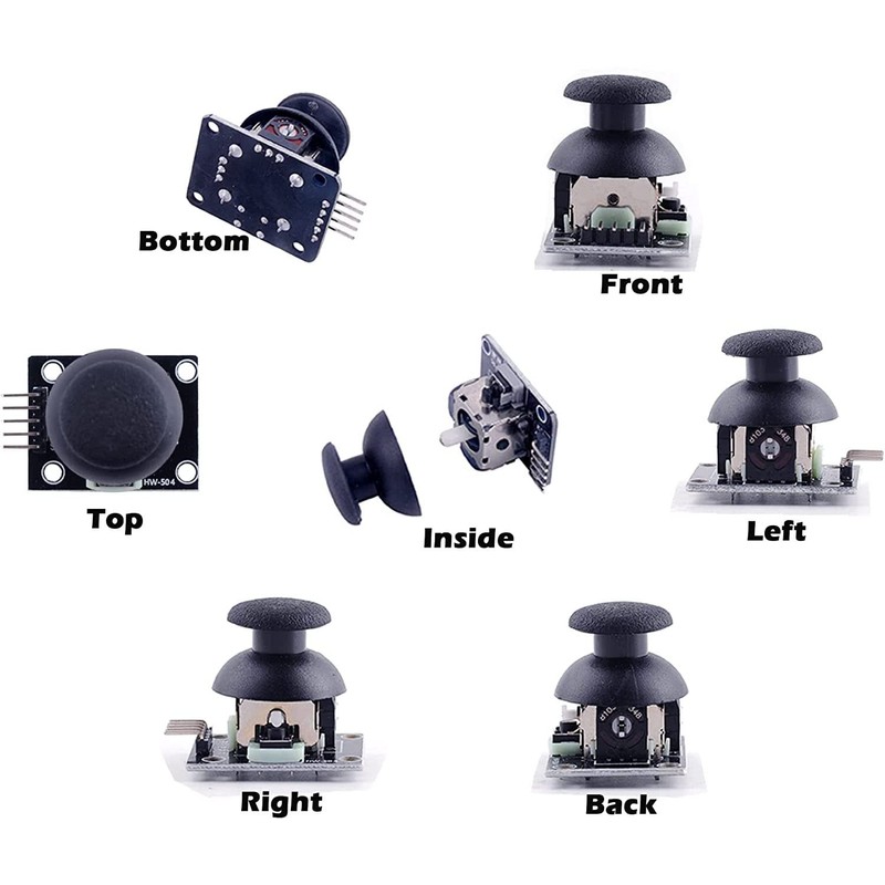 VISSQH XY Dual Axis Joystick Breakout Module PS2 Joystick Game