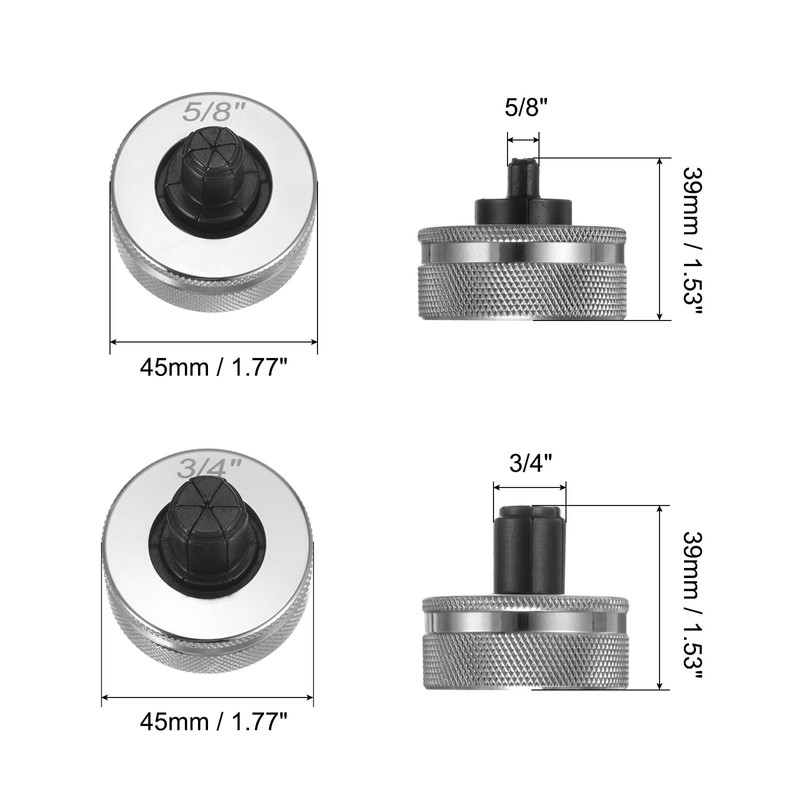 sourcing map Swage Expander Head 5/8", 3/4" Hydraulic Tube Pipe