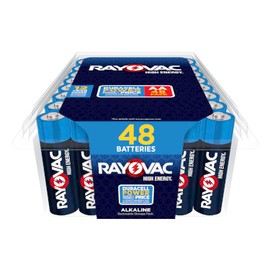 Rayovac High Energy AA Batteries (48 Pack), Alkaline Double AA Battery