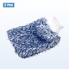 HARFINGTON 2pcs Microfiber Car Wash Mitts 10" x 8" Scratch