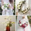 18 Gauge White Floral Stem Wire, 100 PCS Paper Wrapped