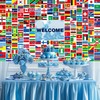 World Flags Banner Decorations - 230 Country Flags, Olympic Party