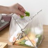 Yosoo123 Kitchen Rack Stainless Steel Foldable Garbage Bag Rack Stand
