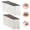 Minkissy 18pcs Natural Look Eyebrow Transfer Stickers Imitation for Sparse