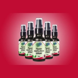 EARTHLY LOVE IMPORTS Hiker Ready Anti-Itch spray (Natural & Effective) 60 ml - Size: 5 pack