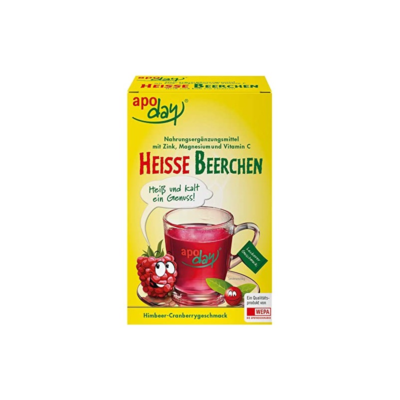 Apoday Hot Berries + Vitamin C + Zinc + Magnesium