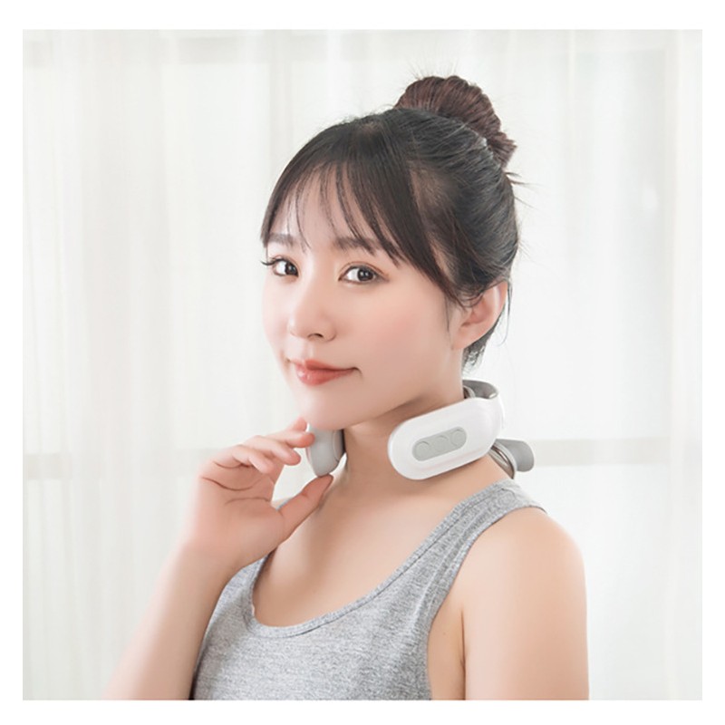 Four-head cervical spine heating care neck physiotherapy multi-functional massage massager