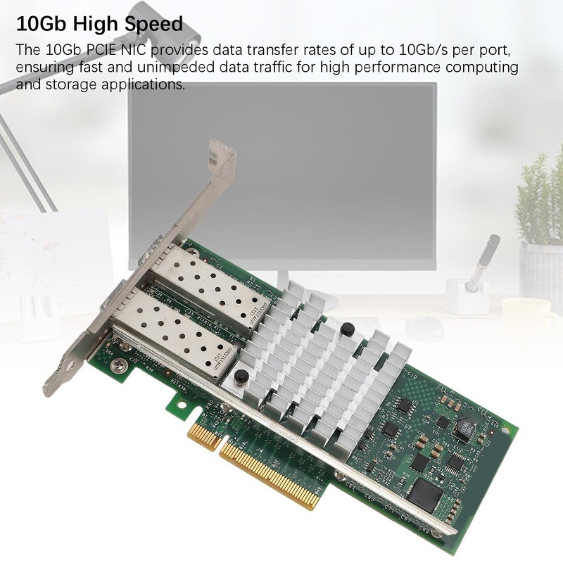X520 DA2 10Gb SFP+ PCIE Network Card Converged Dual SFP+