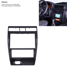 Navigation Bar Cover, Car Centre Console GPS Radio Panel Frame Strip Suitable for Seat Leon 1M/Toledo 1M, Dashboard Control CD Panel Frame Cover Decoration