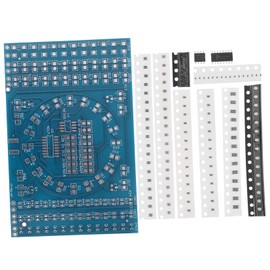 ORFOFE 1set Soldering Practice Kit PCB Board for DIY Skills Training Includes Essential Components for Electronics Learning SMD Design for Engineers and Enthusiasts
