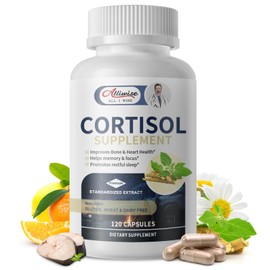 Cortisol Supplements for Women & Men,High Cortisol Reducer, Manager, Detox, Lower and Control,with Magnesium, Ashwagandha,Rhodiola, L-Theanine for Mood,Focus,Sleep