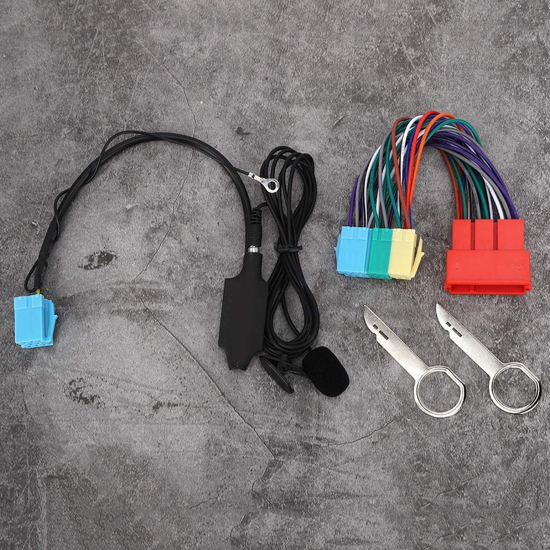 Akozon Electronic Accessories O Bluetooth Adapter with Car Stereo Speaker