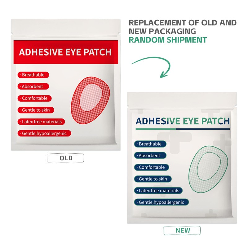 40PCS Adhesive Eye Patches for Adults Breathable Eyepatch Disposable Eye