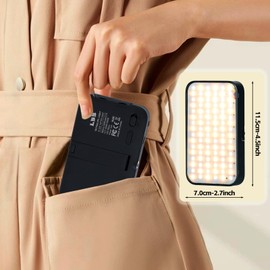 Tattoo Light 96 Tattoo Vision Light with 52mm Polarizing CPL Lens - Adjustable Brightness, 360° Rotatable Clip, Perfect for Video Calls, Tattoo Lighting & Reflective Removal Taking Tattoo Photos