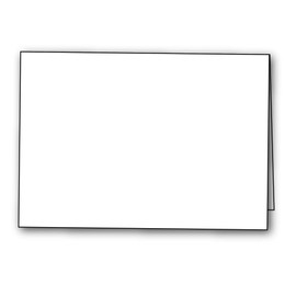 Heavyweight Blank Small Note Cards for Card Making - 50 Pack - A1 Size 3 3/8" x 4 7/8" - Bright White Scored Folded Greeting Cardstock, Thank You, RSVP, and Notecards