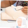 WOONEKY 1set Eyelash Extension Practice Mannequin Head Model for Makeup