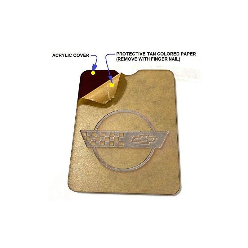 TACCOM C4 Corvette Center Console Cover (1984-1989) (Blue)