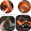 Fanyixuan Handmade Leather Eyeglass Case Hard Shell Retro Men And