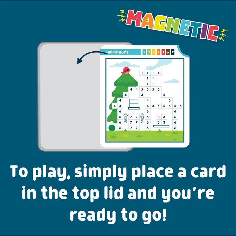 Chuckle & Roar Magnetic Puzzle Kit Magnet by Number Edition
