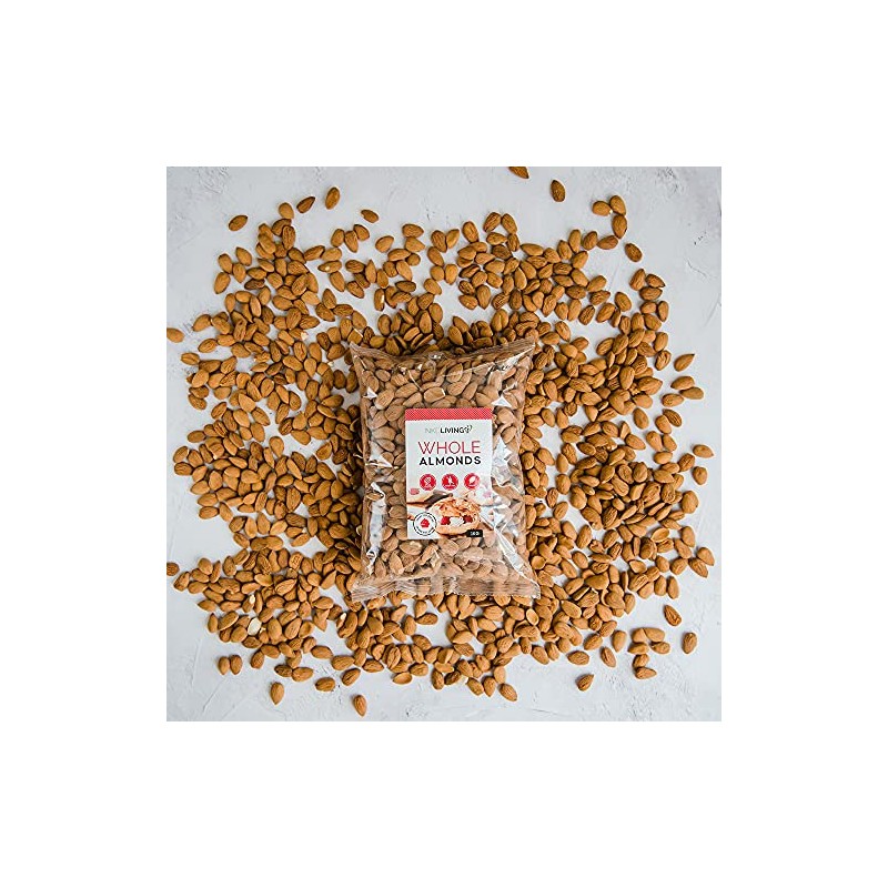 NKD Living Whole Almonds 1kg from Spain