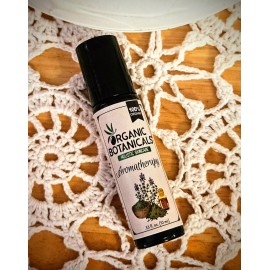 Organic Botanicals 100% Organic Natural Aromatherapy Patchouli Vanilla Sandalwood Roll-On, 1/3 oz.