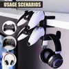 jinminamz Headset and Controller Holder, Controller Holder with Handle Holder,