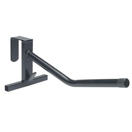 PVC-Coated Single Saddle Rack, Color: Black
