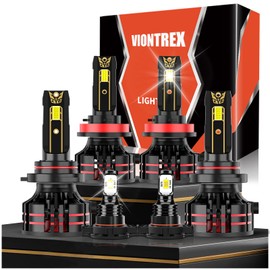 High Low Beam Fog Light Bulbs Set Fit for Chevy Silverado 1500 2007-2015 / Silverado 2500HD 3500HD 2007-2021 Driving Light Bulbs Combo Pack Plug and Play,6500K White Car Lamps,IP68 6-Pack