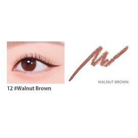lilybyred Starry Eyes 9 to 9 Gel Eyeliner - K-Beauty, Long-Lasting, Waterproof, Smudge-Proof, 0.5g, 12_Walnut Brown