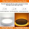 Hlite 7.5 Inch Flush Mount LED Ceiling Light with Night