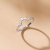 Titaniumcentral Wedding Bands for Women Pear & Round Shaped CZ