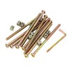 cSeao Antique Bed Bolts Hardware Replacement Parts, cSeao 10-Pack M6