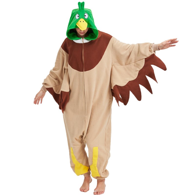 YUTCOTC Adult Wild Duck Onesie Pajamas,Wild Duck Costume animal Costume