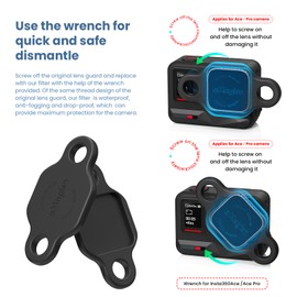 aMagisn Sports Camera CPL Filter Waterproof Multi-Coated Optical Glass Compatible with Insta360 Ace Camera Accessories