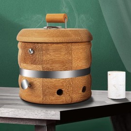 가정용 고급 온도 조절이 가능한 나무 뜸 상자 쑥뜸기 치료법 최저가 [02 Small type] Home Premium Temperature-Controlled Wooden Moxibustion Box Moxibustion Treatment Lowest Price [02 Small Type]
