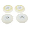 CENPEK 4 Pcs 60mm Yellow LED Inline Skater Wheels Durable