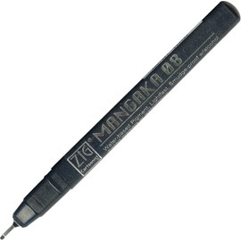 Kuretake ZIG Cartoonist, Mangaka 08, No.10, Black (CNM-08-010)
