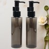 2 Pcs Empty Refillable Lotion Pump Bottles Plastic Travel Cap