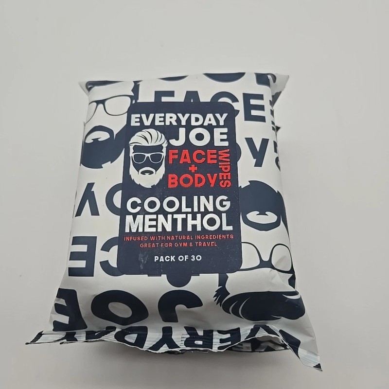 EVERYDAY JOE Face & Body Wipes 2pack 60 Wipes Energizing