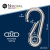 Carabiner Hook 7 mm Strong Stainless Steel Hook Key Ring