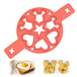 IKOPFLN 1 Stück Spiegeleierformen für die pfanne, silikonform waffeln, pochierte eier form